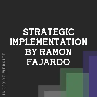 Strategic Implementation by Ramon Fajardo | Indexof