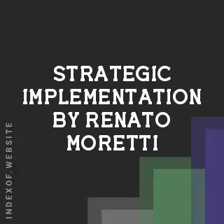 Strategic Implementation by Renato Moretti | Indexof