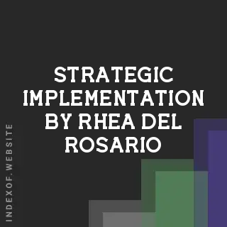 Strategic Implementation by Rhea Del Rosario | Indexof