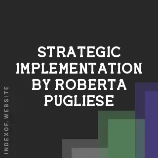 Strategic Implementation by Roberta Pugliese | Indexof