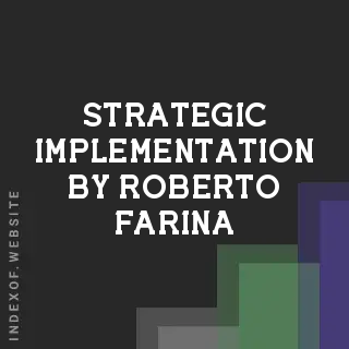 Strategic Implementation by Roberto Farina | Indexof