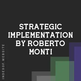 Strategic Implementation by Roberto Monti | Indexof