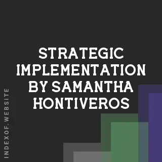 Strategic Implementation by Samantha Hontiveros | Indexof