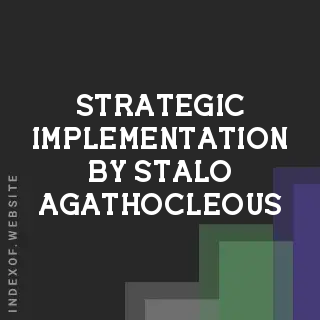 Strategic Implementation by Stalo Agathocleous | Indexof