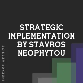Strategic Implementation by Stavros Neophytou | Indexof