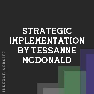 Strategic Implementation by Tessanne McDonald | Indexof