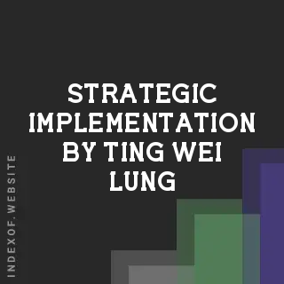 Strategic Implementation by Ting-wei Lung | Indexof
