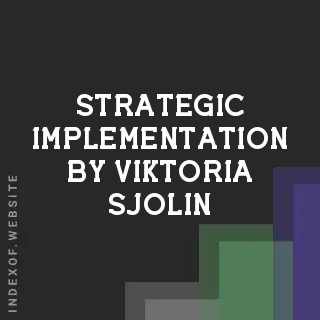 Strategic Implementation by Viktoria Sjolin | Indexof