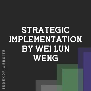 Strategic Implementation by Wei-lun Weng | Indexof