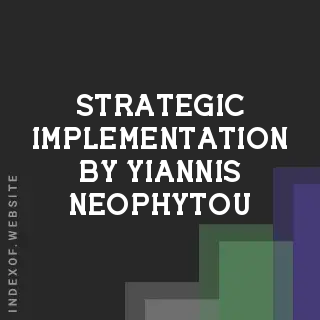 Strategic Implementation by Yiannis Neophytou | Indexof