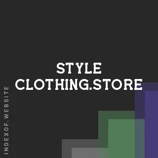 style-clothing.store by Emma Hermansen site -  Indexof