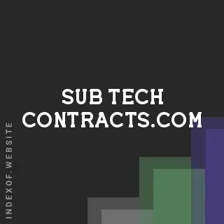 sub-tech-contracts.com by Lucas Winther site -  Indexof