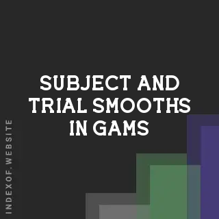 Subject and Trial Smooths in GAMs: Inference for the Average Participant