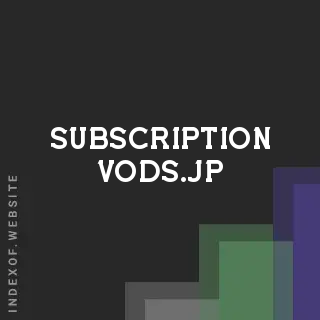 subscription-vods.jp by Marios Christoforou site -  Indexof