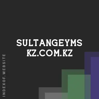 sultangeyms-kz.com.kz by Rohan Jackson site -  Indexof