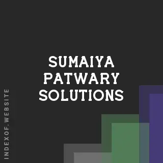 Sumaiya Patwary Solutions | Indexof
