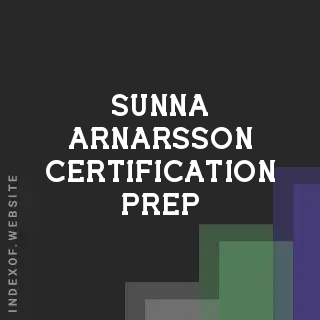 Sunna Arnarsson Certification Prep | Indexof
