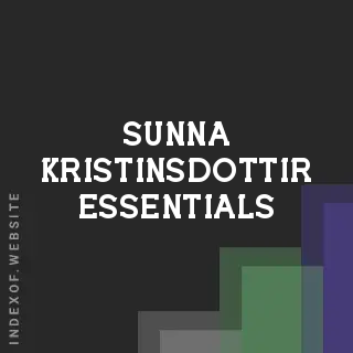 Sunna Kristinsdottir Essentials | Indexof