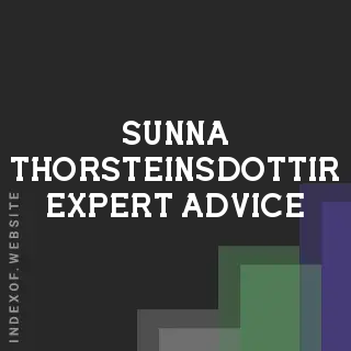 Sunna Thorsteinsdottir Expert Advice | Indexof