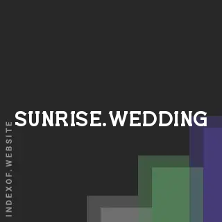 sunrise.wedding by Blanca Vila site -  Indexof