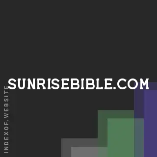 sunrisebible.com by Onni Lehtinen site -  Indexof