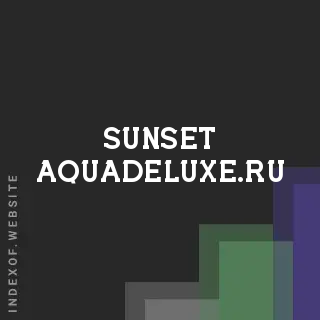 sunset-aquadeluxe.ru by Frederik Laursen site -  Indexof