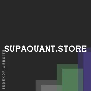 supaquant.store by Stefan Sigrist site -  Indexof