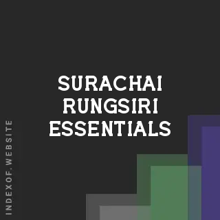 Surachai Rungsiri Essentials | Indexof