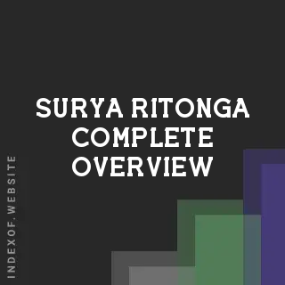 Surya Ritonga Complete Overview | Indexof
