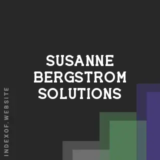 Susanne Bergstrom Solutions | Indexof