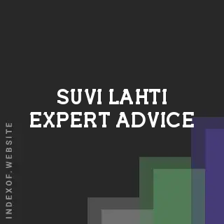Suvi Lahti Expert Advice | Indexof