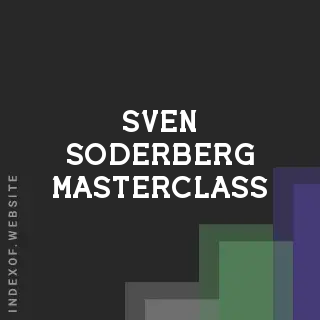 Sven Soderberg Masterclass | Indexof