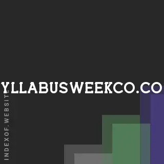 syllabusweekco.com by Lucas Skov site -  Indexof