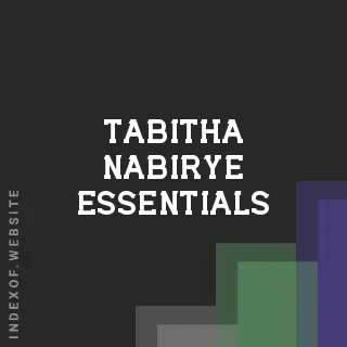 Tabitha Nabirye Essentials | Indexof