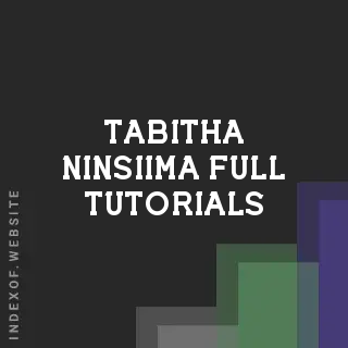 Tabitha Ninsiima Full Tutorials | Indexof