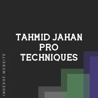 Tahmid Jahan Pro Techniques | Indexof