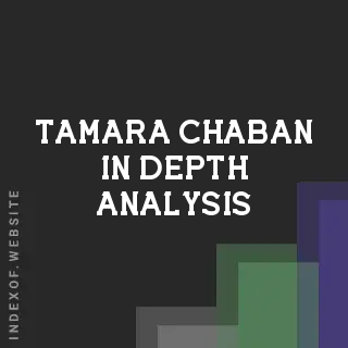 Tamara Chaban In-Depth Analysis | Indexof