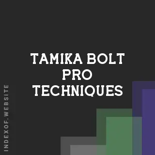 Tamika Bolt Pro Techniques | Indexof