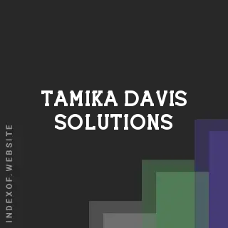 Tamika Davis Solutions | Indexof