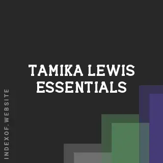 Tamika Lewis Essentials | Indexof