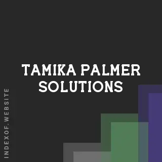 Tamika Palmer Solutions | Indexof