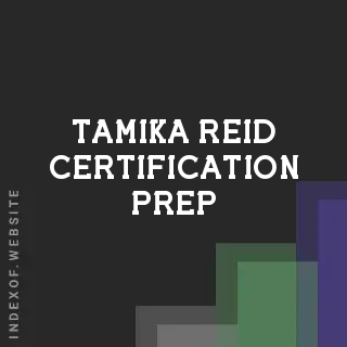 Tamika Reid Certification Prep | Indexof