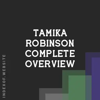 Tamika Robinson Complete Overview | Indexof
