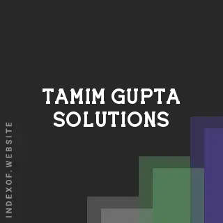 Tamim Gupta Solutions | Indexof