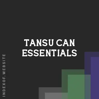 Tansu Can Essentials | Indexof