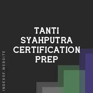 Tanti Syahputra Certification Prep | Indexof