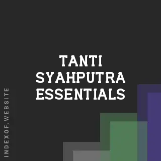 Tanti Syahputra Essentials | Indexof
