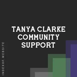 Tanya Clarke Community Support | Indexof