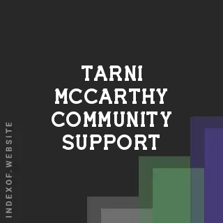 Tarni McCarthy Community Support | Indexof