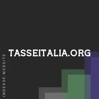 tasseitalia.org by Embla Arnarsson site -  Indexof